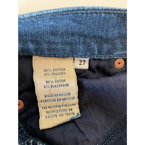 The North Face 5 pocket Jeans dark blue size 27 - Picture 2 of 7